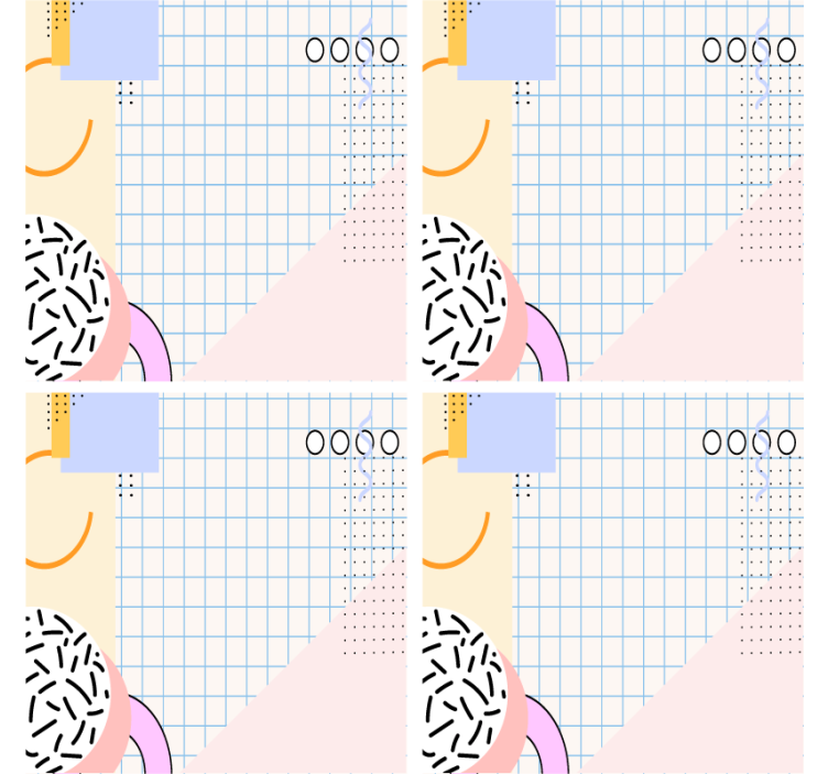 Posavasos moderno con diseño geométrico - TenVinilo