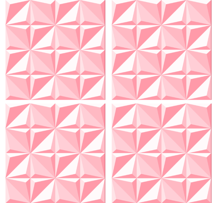 Posavasos motivo geométrico texturizado - TenVinilo