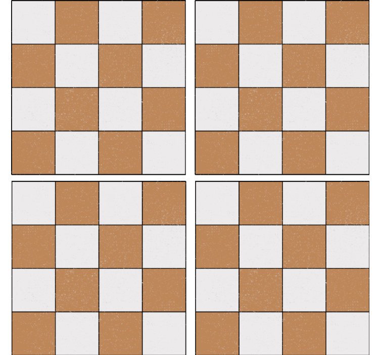 Posavasos superficie texturada cuadrada - TenVinilo