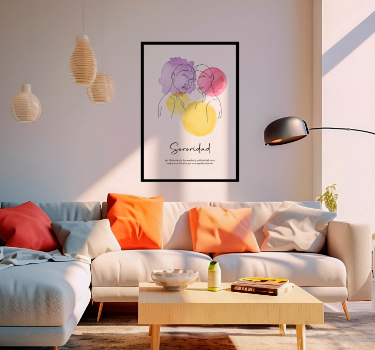 Poster salón definición de sororidad: El concepto de sororidad se - TenVinilo