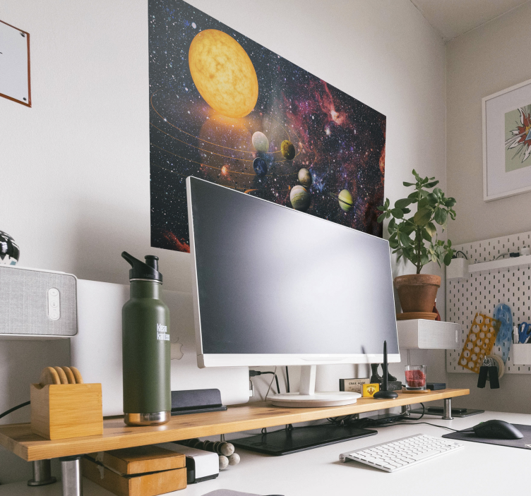 Impresión del cartel del sistema solar - TenVinilo