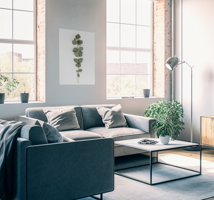 Poster árboles las hojas de eucalipto - TenVinilo