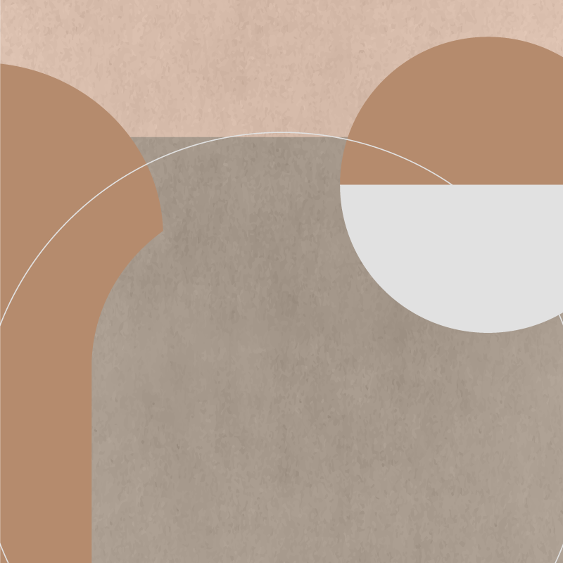 Poster salón estilo geométrico irregular - TenVinilo