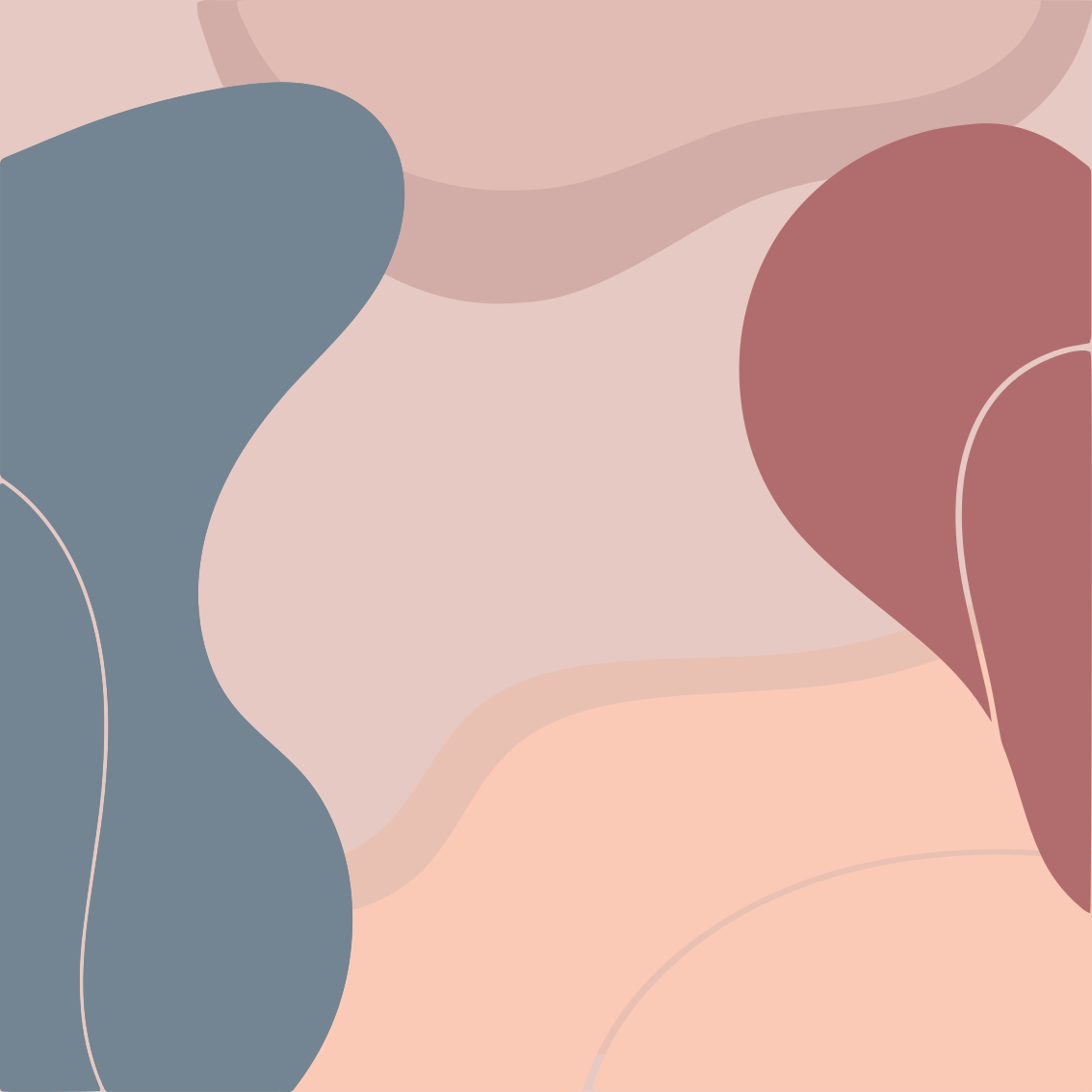 Poster salón colores suaves para pared - TenVinilo