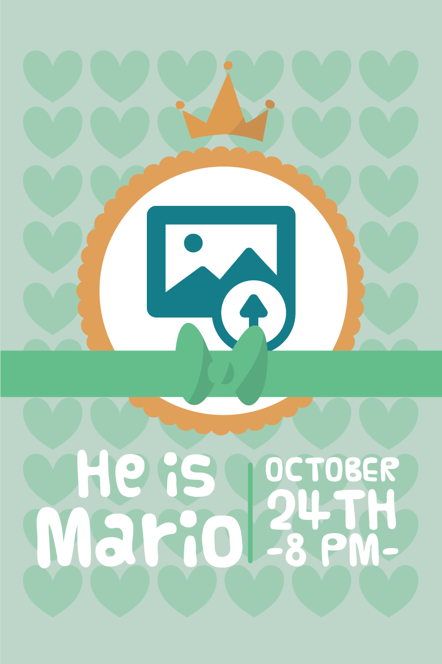 Poster con nombre Él es mario - TenVinilo