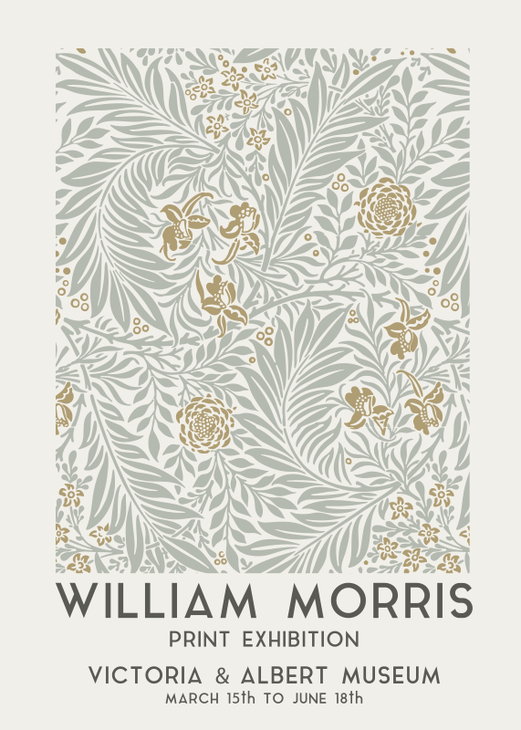 Poster de flores flores vintage - TenVinilo