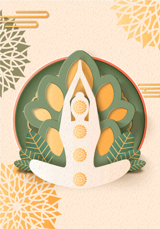 Poster zen ¡Namaste Yoga! - TenVinilo