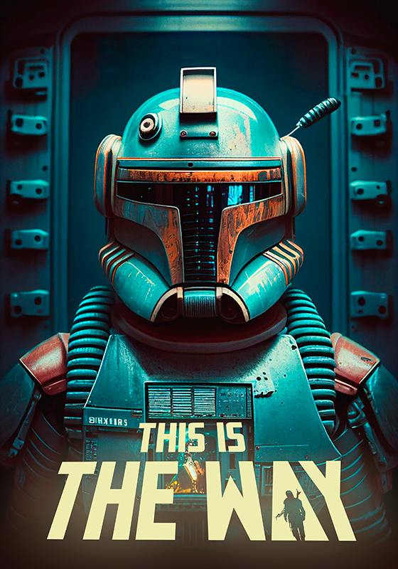 Cartel de la película cazarrecompensas de los 80 - TenVinilo