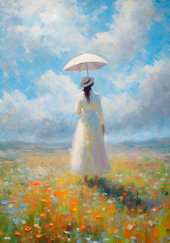 Poster arte impresionismo impreso - TenVinilo