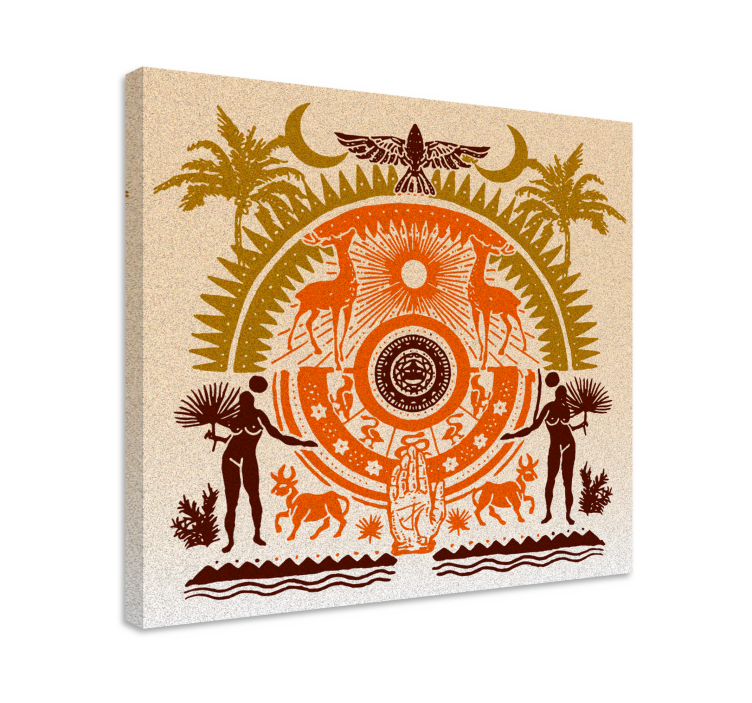 Cuadro en arte El mundo dentro de nosotros - TenVinilo