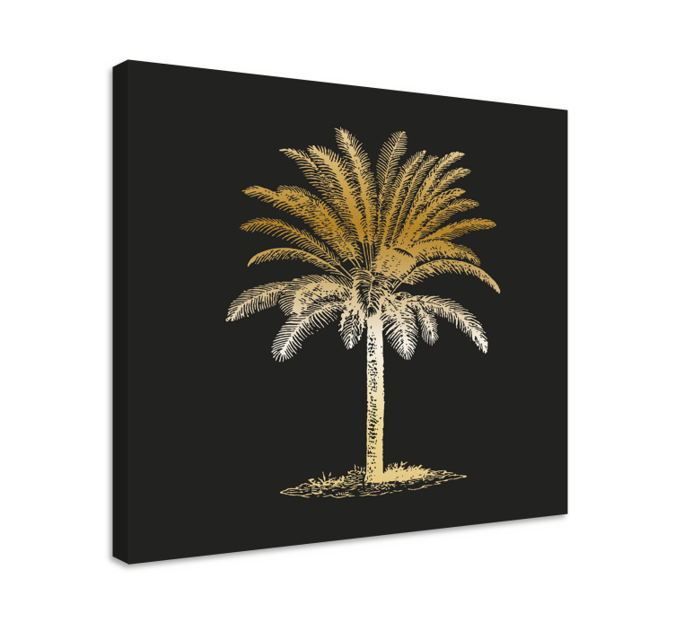 Cuadro comedor Palmera de oro - TenVinilo