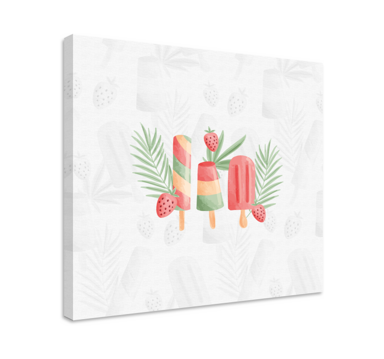 Cuadro bodegones delicias de frutas congeladas - TenVinilo