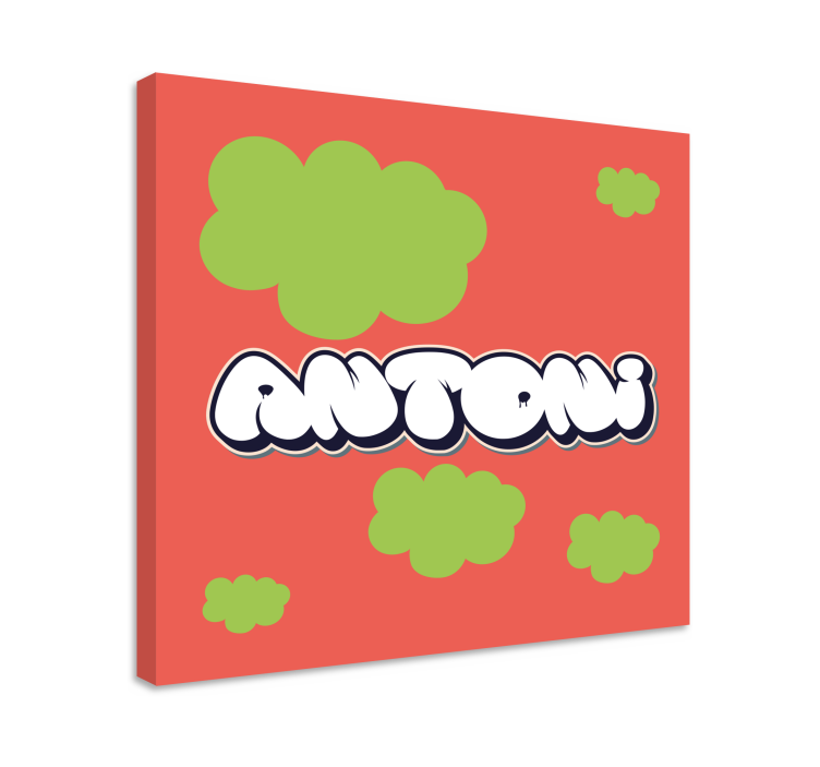 Cuadro abecedario estilo lettering divertido - TenVinilo