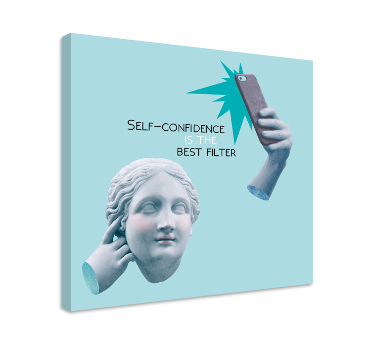 Cuadro frase la confianza en uno mismo - TenVinilo
