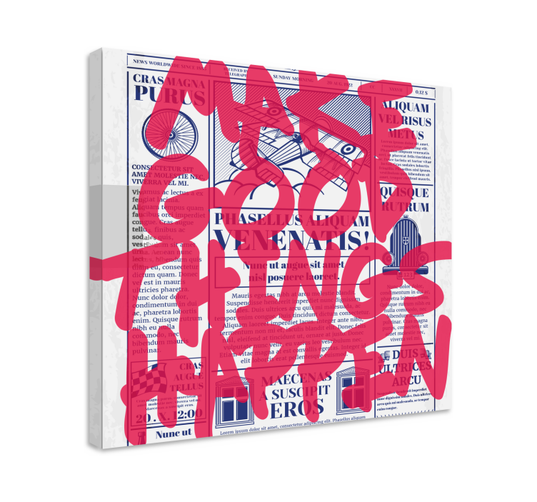 Cuadro frase haz cosas buenas - TenVinilo