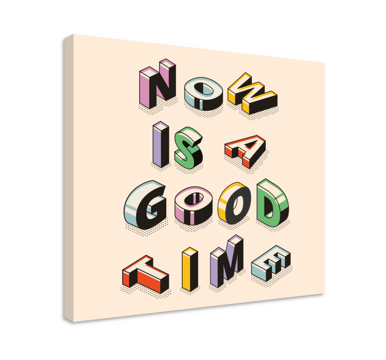 Cuadro frase arte con texto motivacional - TenVinilo