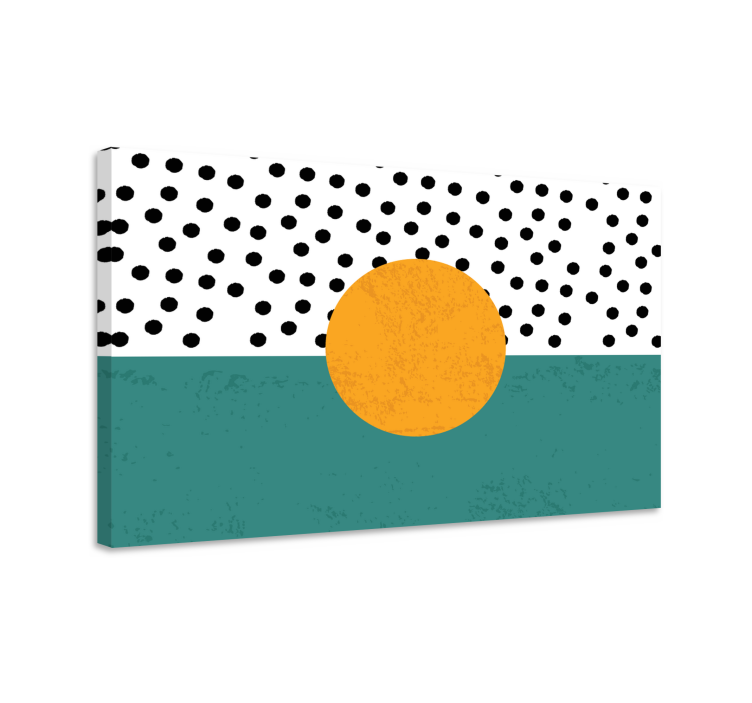 Cuadro figuras geométricas diseño geométrico audaz - TenVinilo