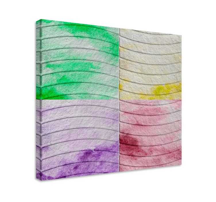 Cuadro para salón azulejos de Las Ramblas - TenVinilo