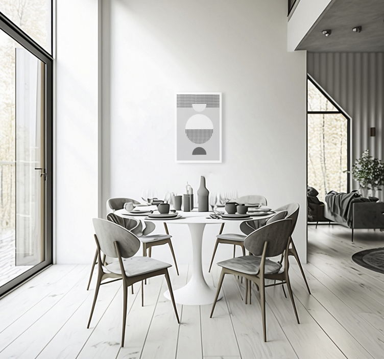 Cuadro comedor estilo nórdico - TenVinilo