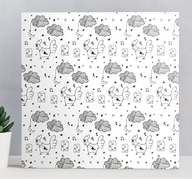 Cuadro animales amigos alados encantadores - TenVinilo