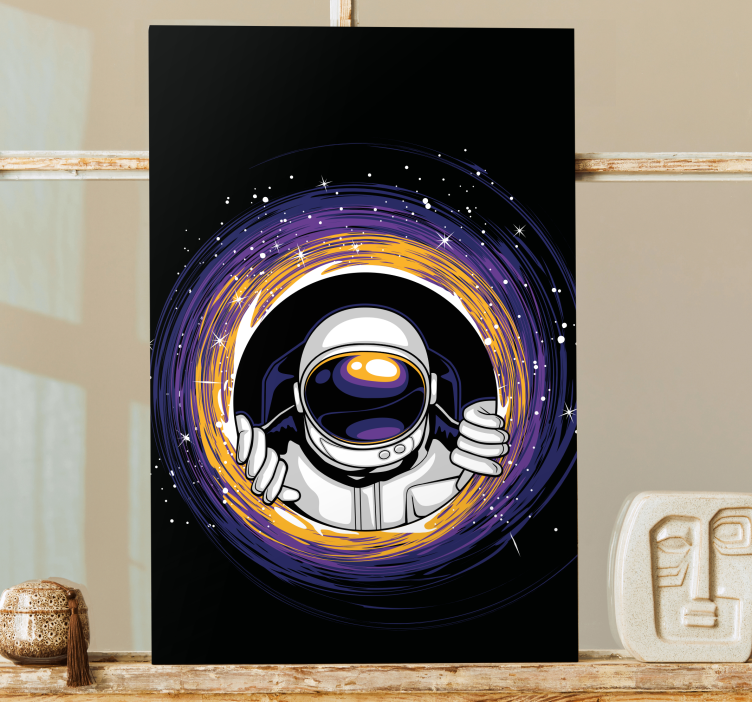 Cuadro decorativo videojuego abrazo del astronauta - TenVinilo