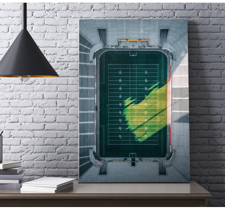 Cuadro deporte vista aérea del estadio - TenVinilo