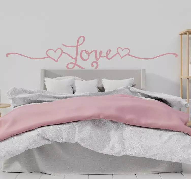 Sticker de amor linea Love - TenVinilo