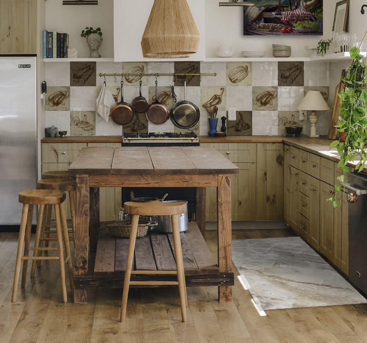 Vinilo para muebles imitación madera clara - TenVinilo