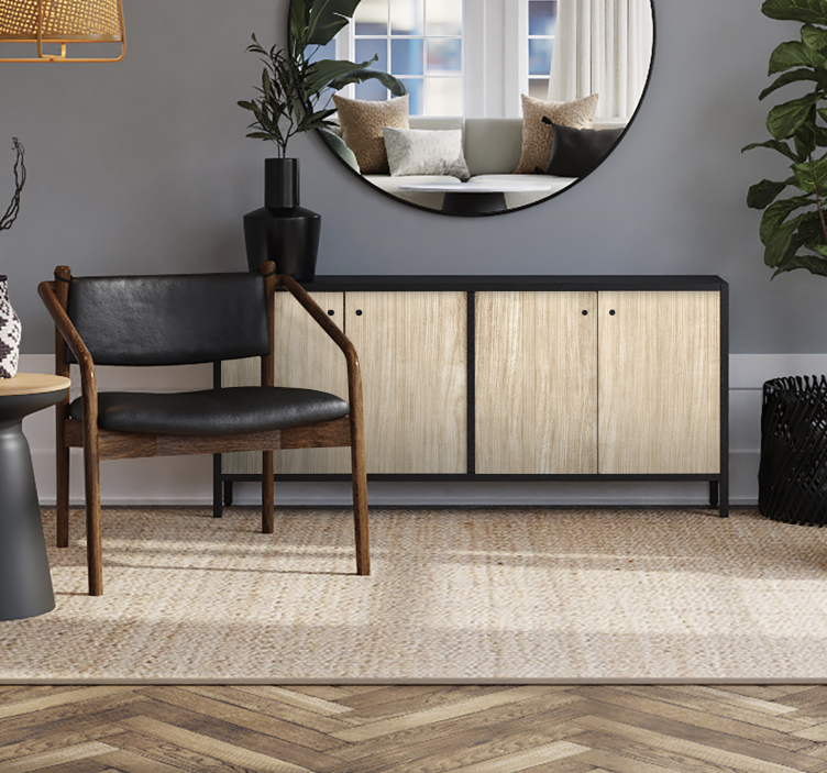 Vinilo para mueble madera de color claro - TenVinilo