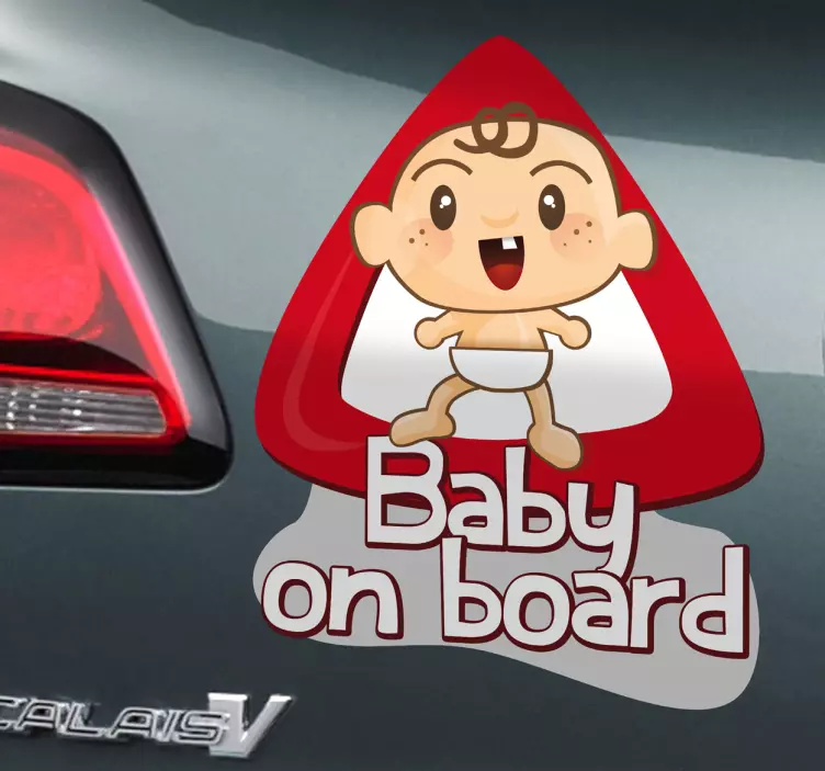 Adhesivo coche baby on board - TenVinilo