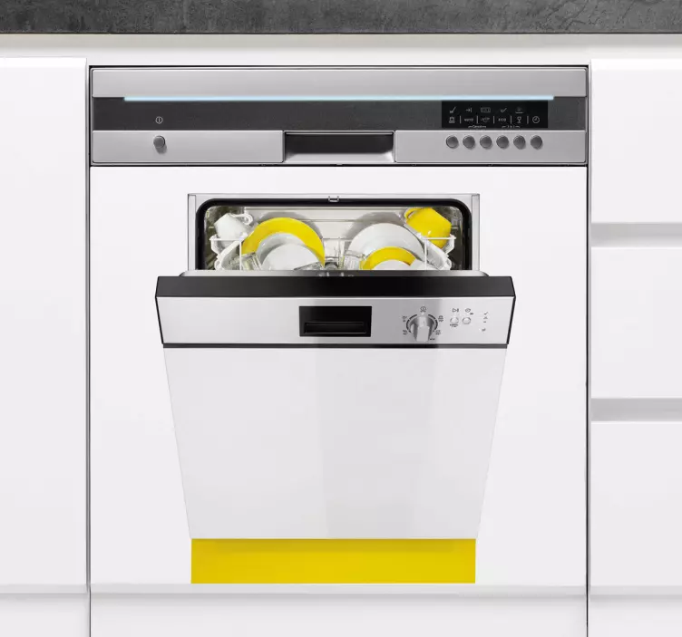 Adhesivo decorativo lavaplatos - TenVinilo