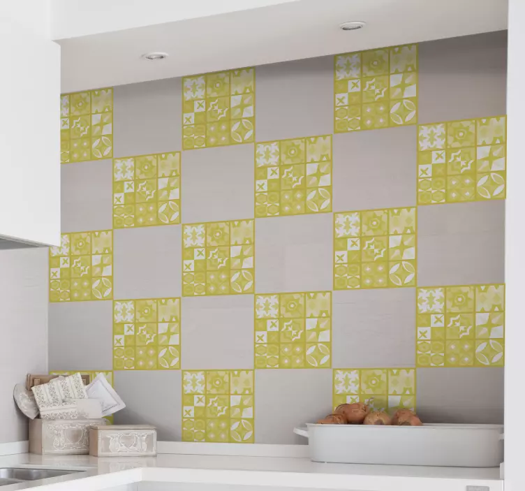 Azulejos adhesivos pantone - TenVinilo