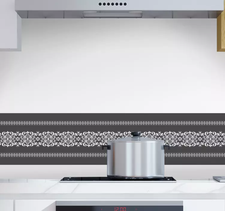 Cenefa adhesiva diseño elegante de azulejos - TenVinilo