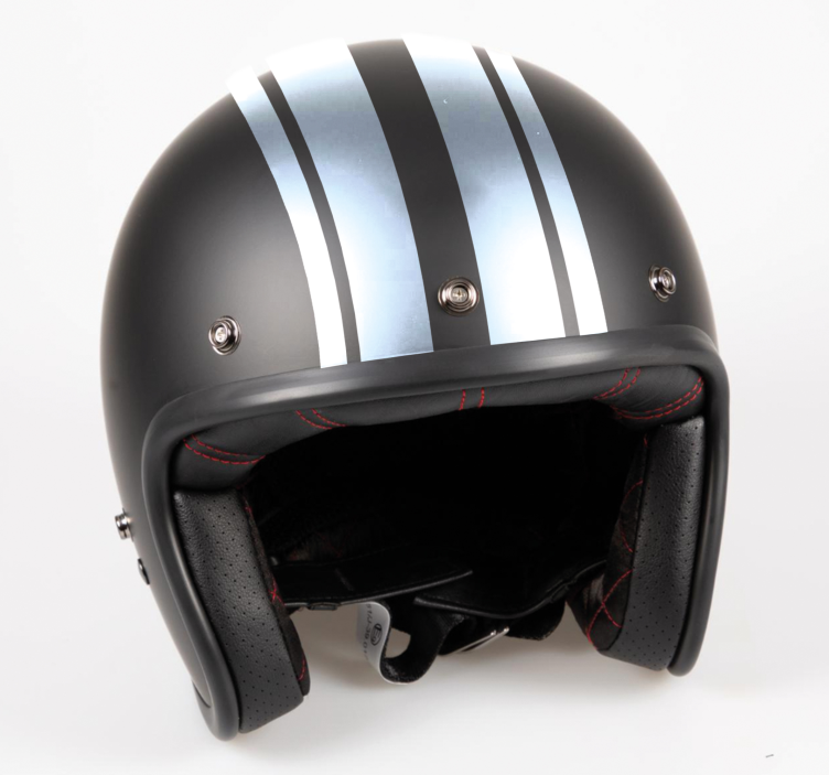 Pegatina moto líneas de carreras monocolor - TenVinilo