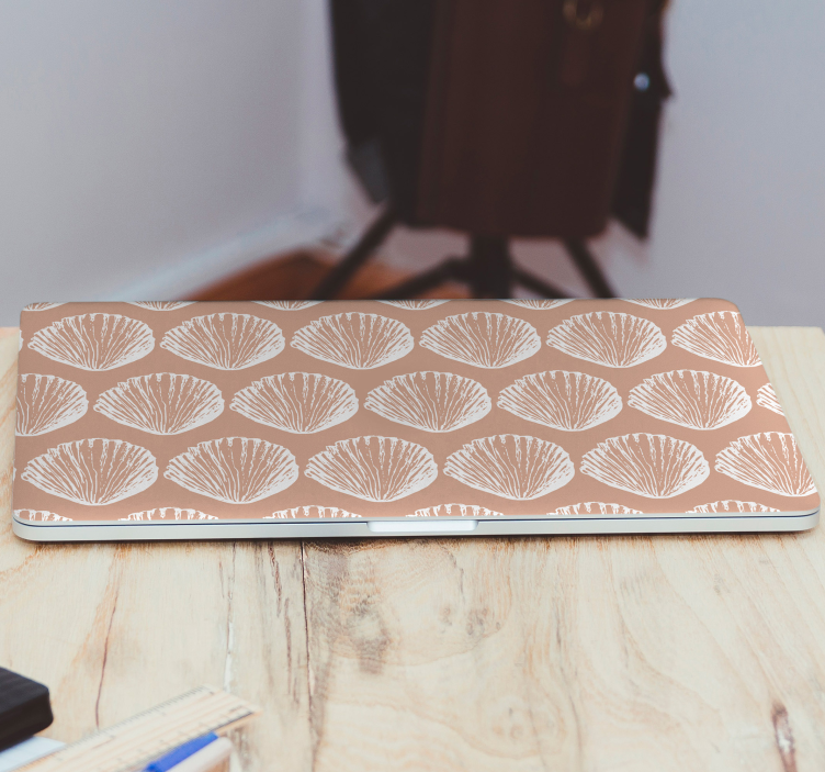 Vinilo para portátiles de conchas retro - TenVinilo