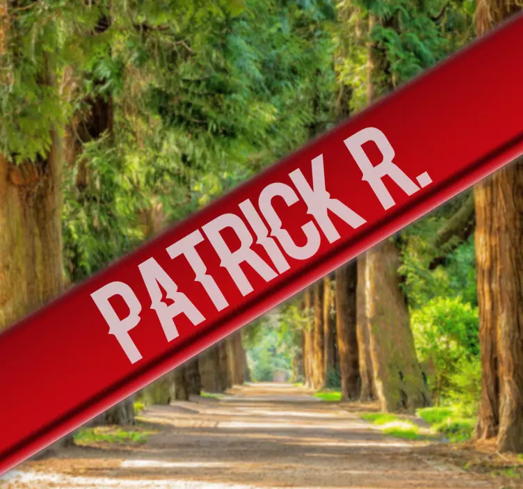 Pegatina nombre bici estilo original - TenVinilo