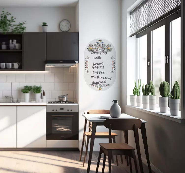 Vinilo vintage tablero blanco vintage - TenVinilo