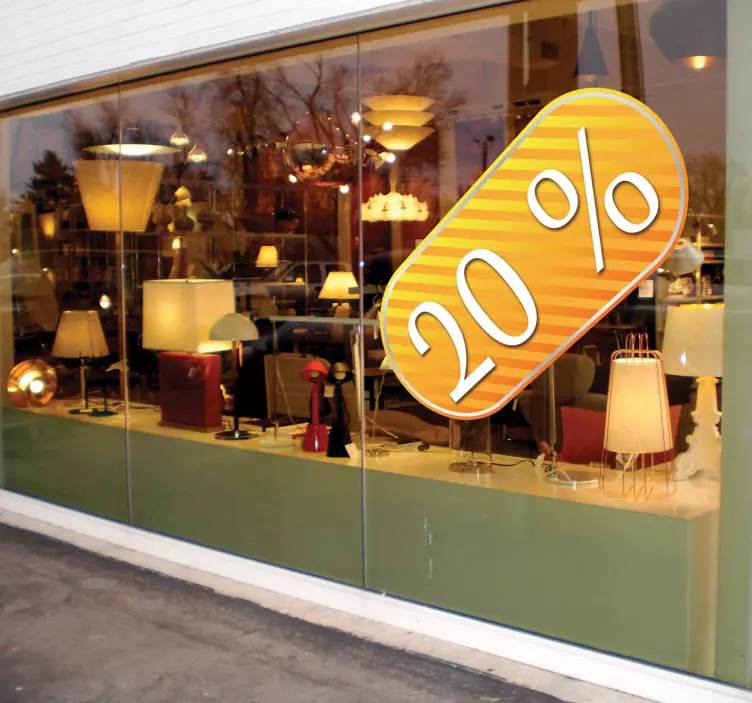 Pegatinas personalizadas ovalada amarillo - TenVinilo