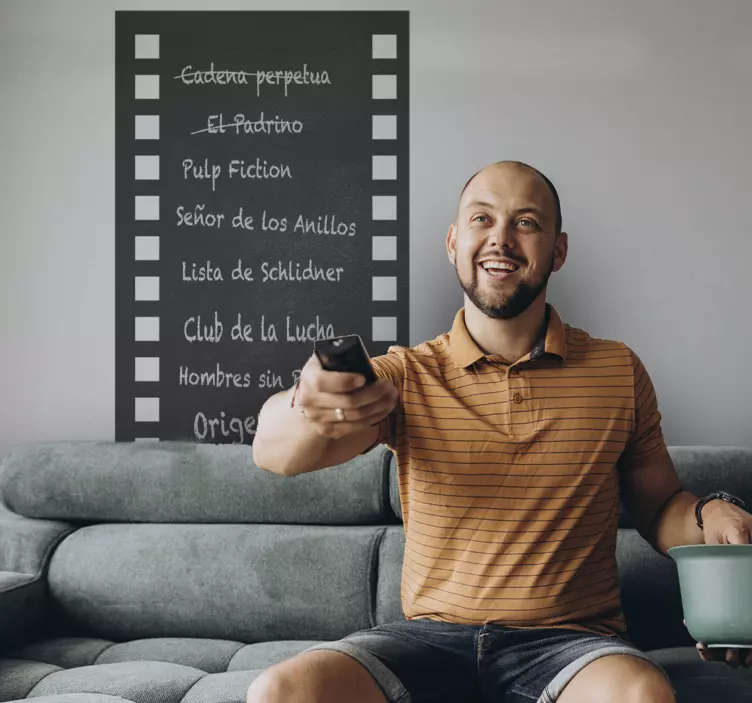 Vinilo pizarra Pizarra de cinta de película - TenVinilo