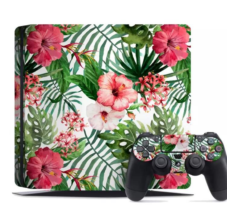 Skin para PS4 selva tropical - TenVinilo