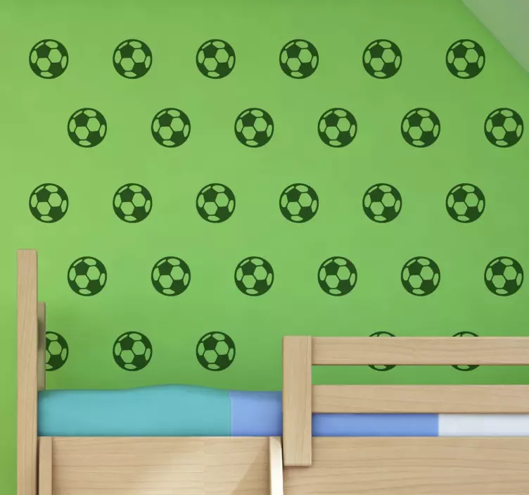 Sticker adhesivos pelotas de fútbol - TenVinilo