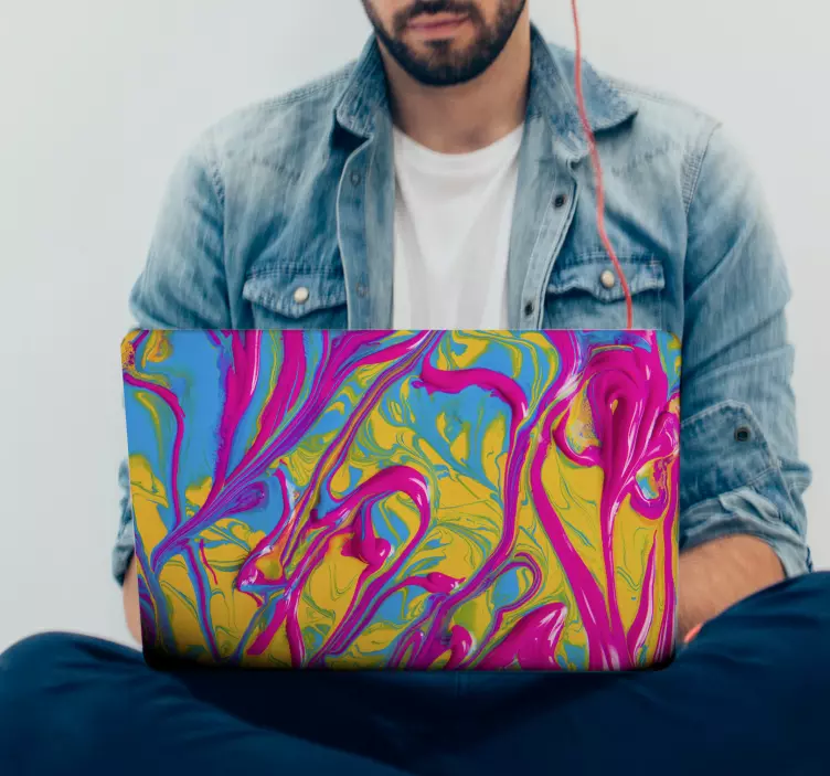 Vinilo pc Pintura abstracta - TenVinilo