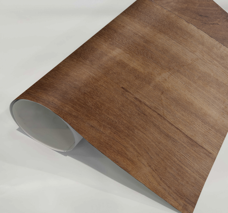 Vinilo para mueble textura de madera marrón - TenVinilo