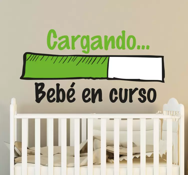 Vinilo bebé en curso - TenVinilo