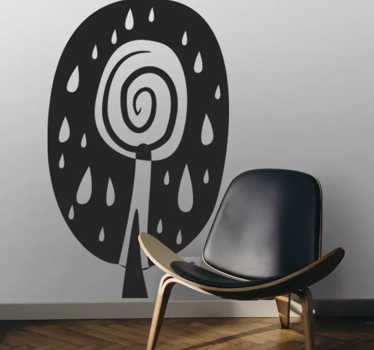 Vinilo decorativo árbol africano - TenVinilo