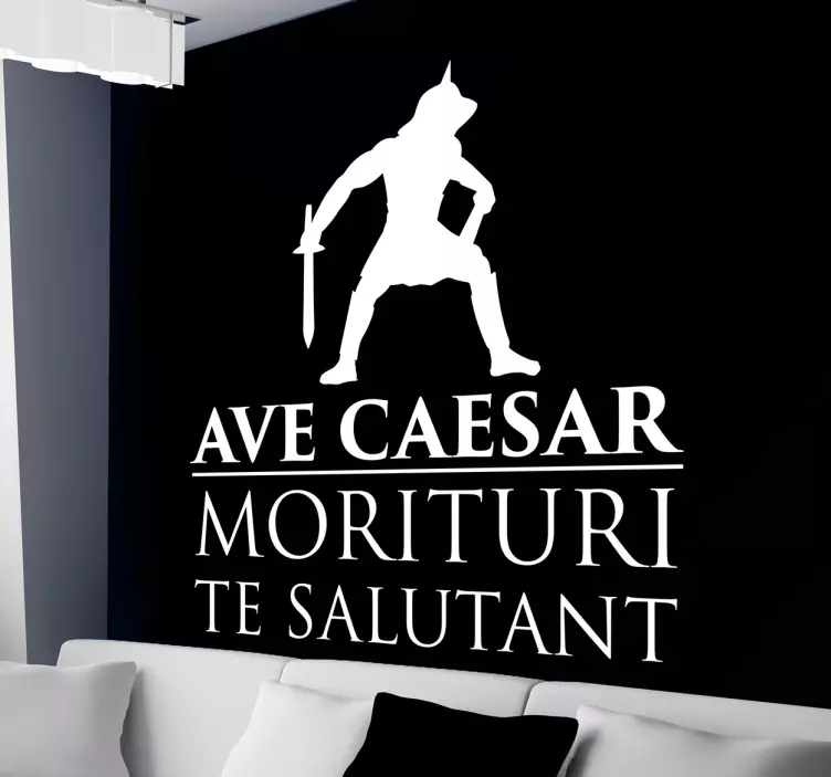 Vinilo decorativo ave Cesar - TenVinilo