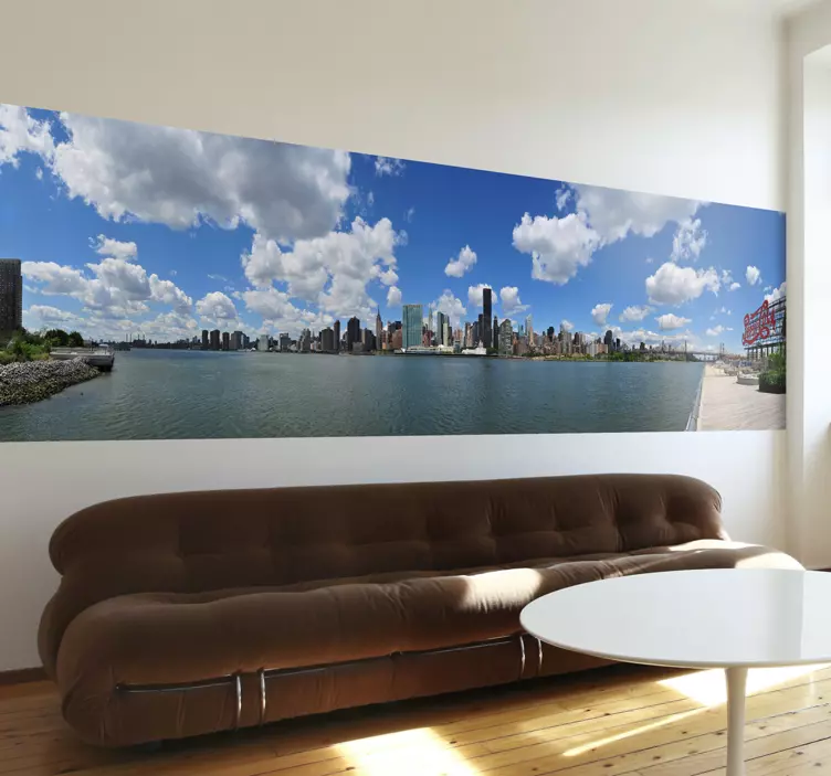 Vinilo decorativo bahía de Manhattan - TenVinilo