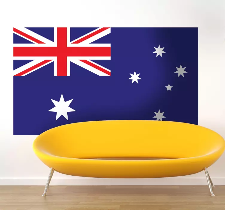 Vinilo decorativo bandera Australia - TenVinilo