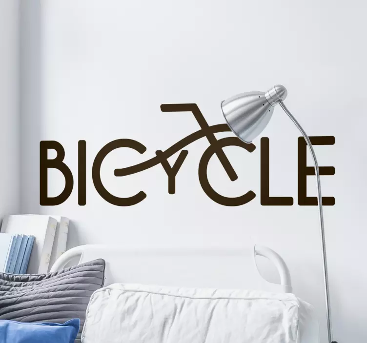 Vinilo decorativo bicycle - TenVinilo