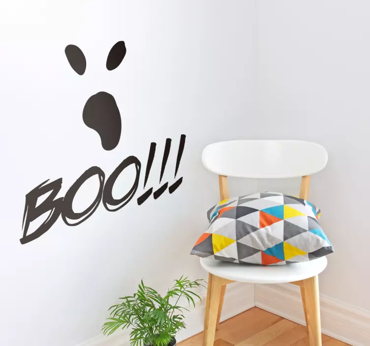 Vinilo decorativo Halloween Boo - TenVinilo
